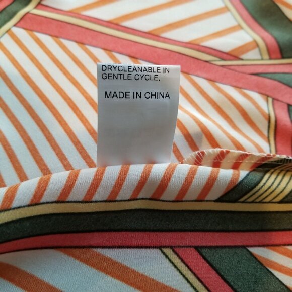 Wrap Shirt Tank Blouse Sleeveless Curvy  Size XL  12-14 Womens Geometric Peplum - Picture 16 of 16